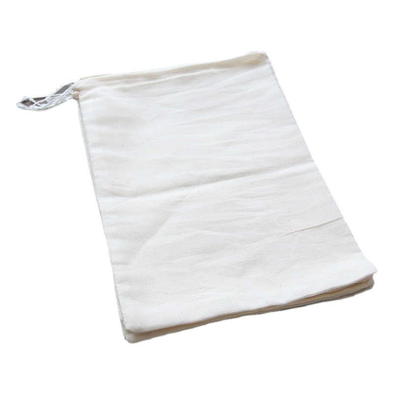 20*30 bolsa de gasa de algodón puro bolsa de filtro de hierbas medicina sopa condimento bolsa de té bolsa de algodón se puede repetir