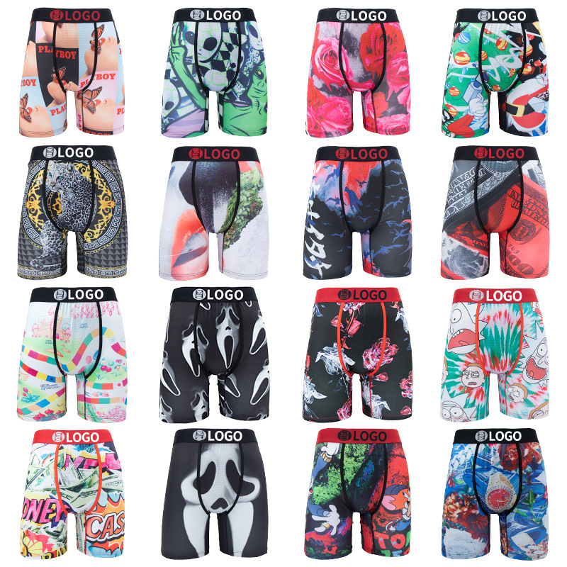 The Same Style of Psd, Popular Splicing Cross-Border Men's Boxer American Shorts, Sweatpants, Boxer Briefs Wholesale The Same Style of Psd, Popular Splicing Cross-Border Men's Boxer American Shorts, Sweatpants, Boxer Briefs Wholesale
