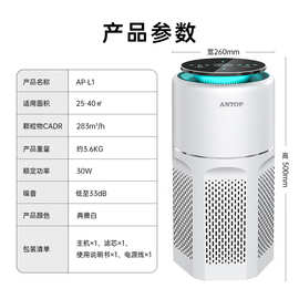 空气净化器批发定制OEM贴牌智能除甲醛空气清新负离子净化器AP-L1