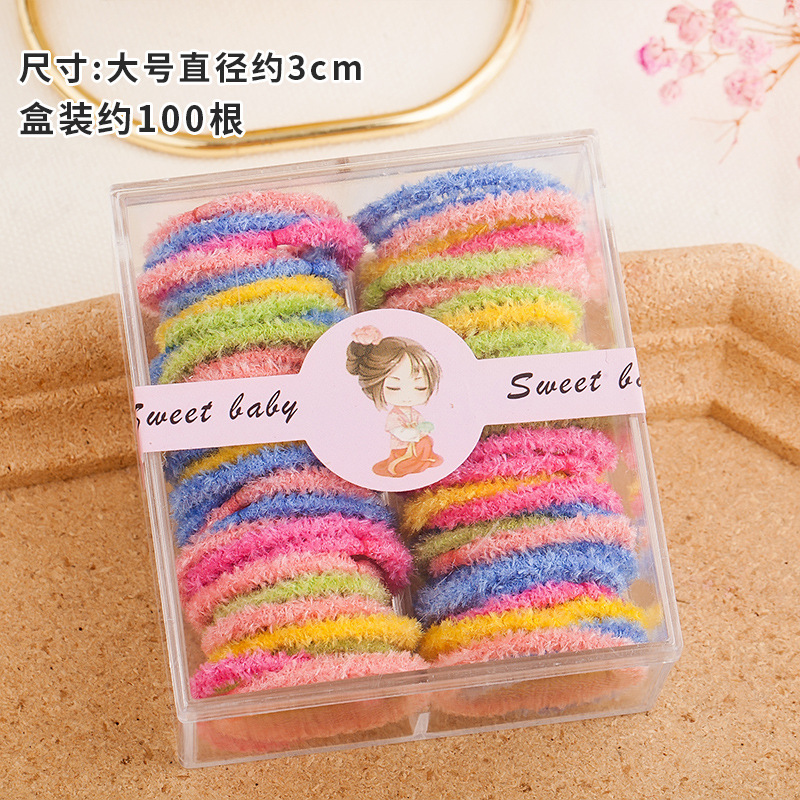 Banda de goma para niñas y niños no duele el cabello banda de goma elástica niña bebé banda de pelo lindo niña tocado