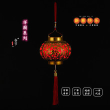 新款 LED儿童手提灯笼过年元宵风车款春节装饰小灯笼地摊玩具批发