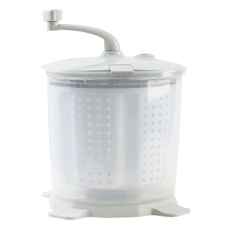 Lavadora manual lavado dormitorio integrado pequeña lavadora manual mano-manivela calcetines perezosos lavado artefacto