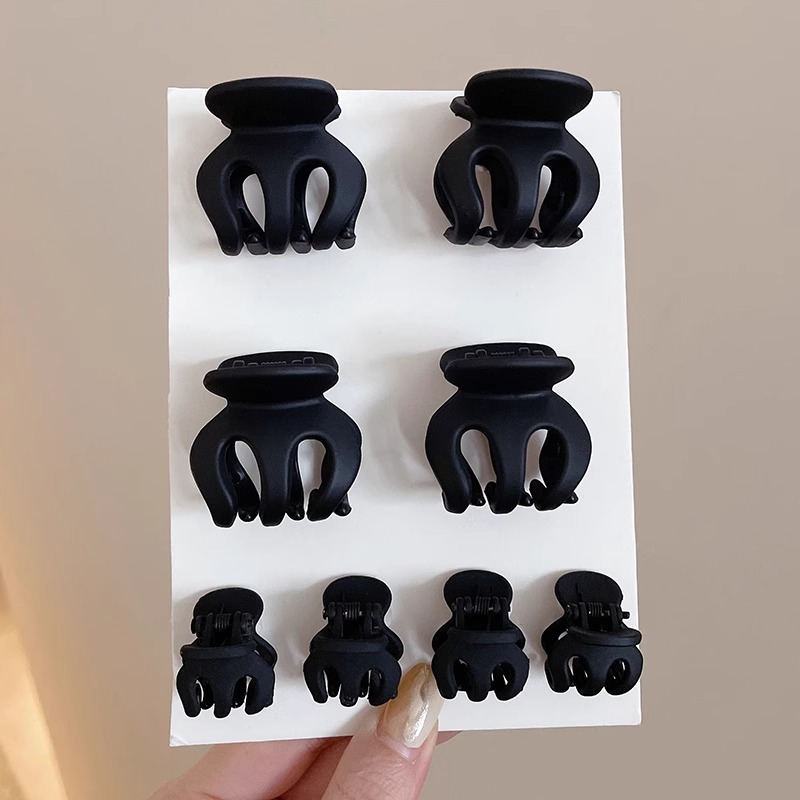 Horquilla de calabaza esmerilada de alta calidad, temperamento femenino, pinza de agarre grande, parte posterior de la cabeza, pinza de tiburón, clip de tiburón, tocado, horquilla