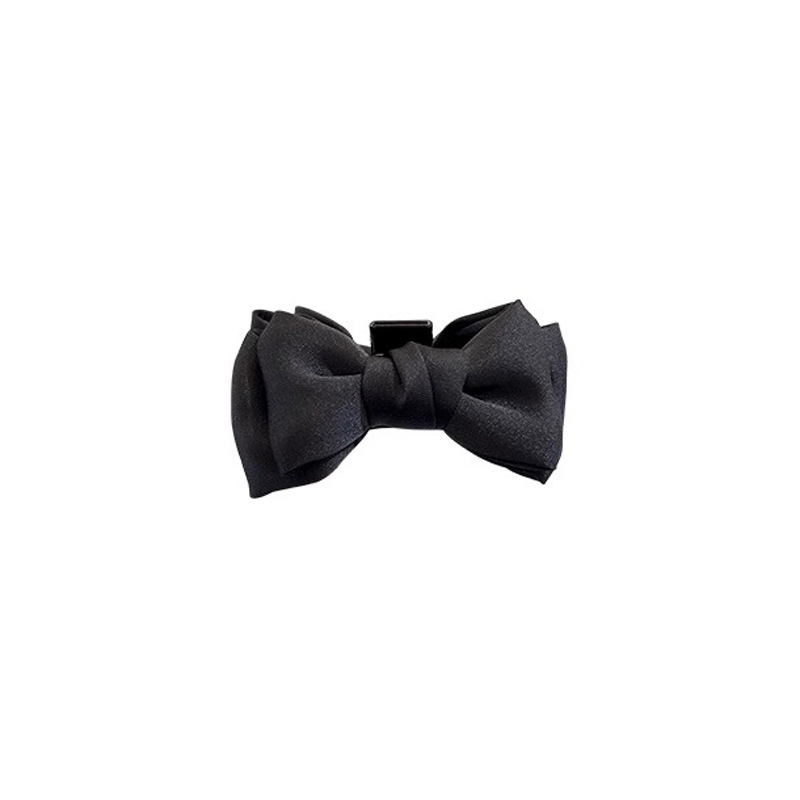 Alto grado de sensación de arco negro agarrando clip de cabello princesa encantadora clip de cabello trenzado oreja elfo lateral fija clip de cabello