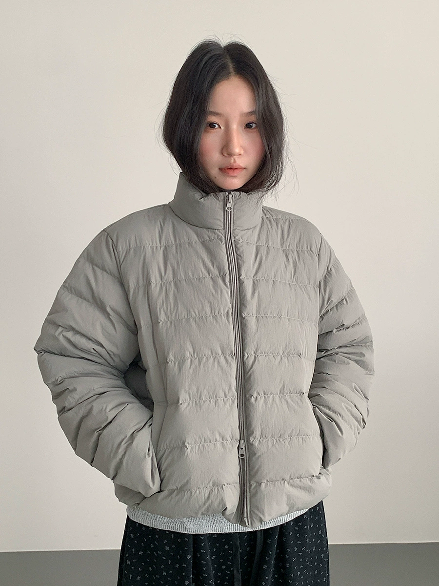 Стиль keep warm короткая бархатная пуховик-пуховик, подтяжка, свободный крой