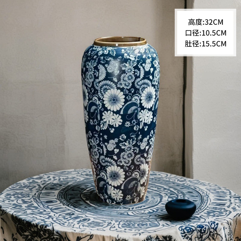 Mariposa azul de 32 cm