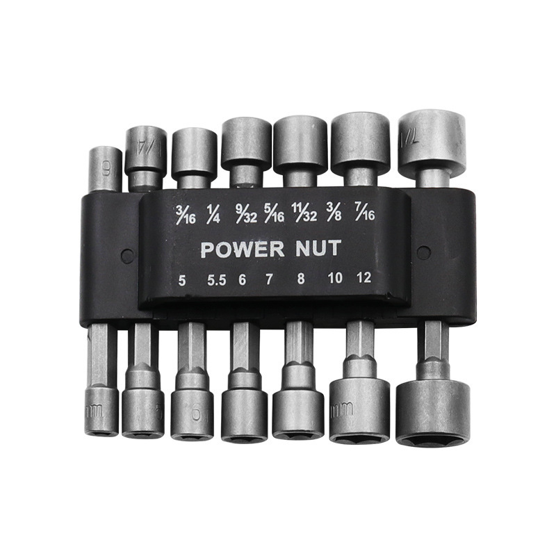 内六角スリーブ頭気動風ロットヘッド電動ヘッドタッピングねじ用14点セット/9点セット|undefined