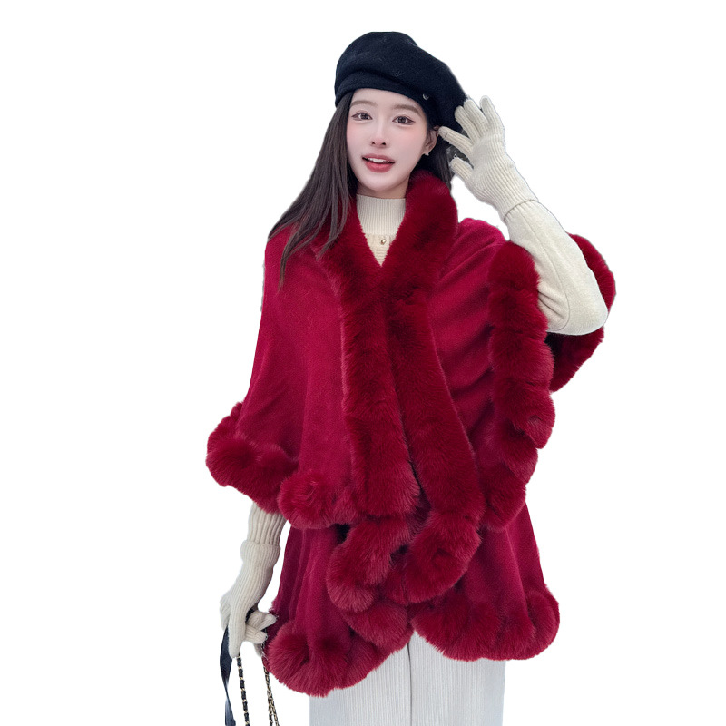 Cute soft elegant winter cloak