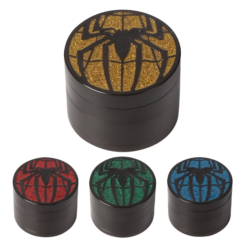 Fábrica directa de aleación de zinc molino de humo nuevo molino transfronterizo 50mm patrón de araña al por mayor spot