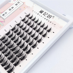 網紅塔尖麥穗假睫毛仿真芭比小惡魔自然濃密上鏡漫畫睫毛批發