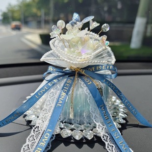 ∅ Car Aromatherapy Bamboo Charcoal Bag Creative National Wind Car In addition to Formaldehyde Odor Dried Flowers