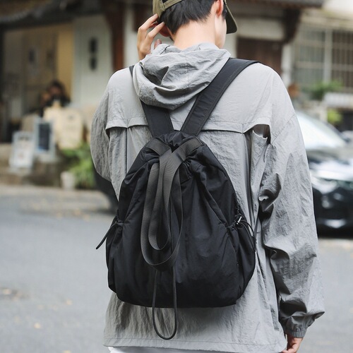2025 New Fashion Omotesando Style Nylon Dual Shoulder Bag for Women, Ruiying Lightweight Travel Backpack, Casual Large Capacity School Bag