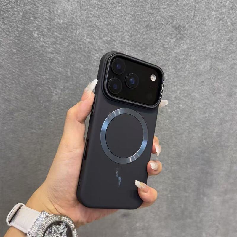 新款iPhone17手机壳适用苹果17promax肤感磨砂硬壳磁吸16高级感男|undefined