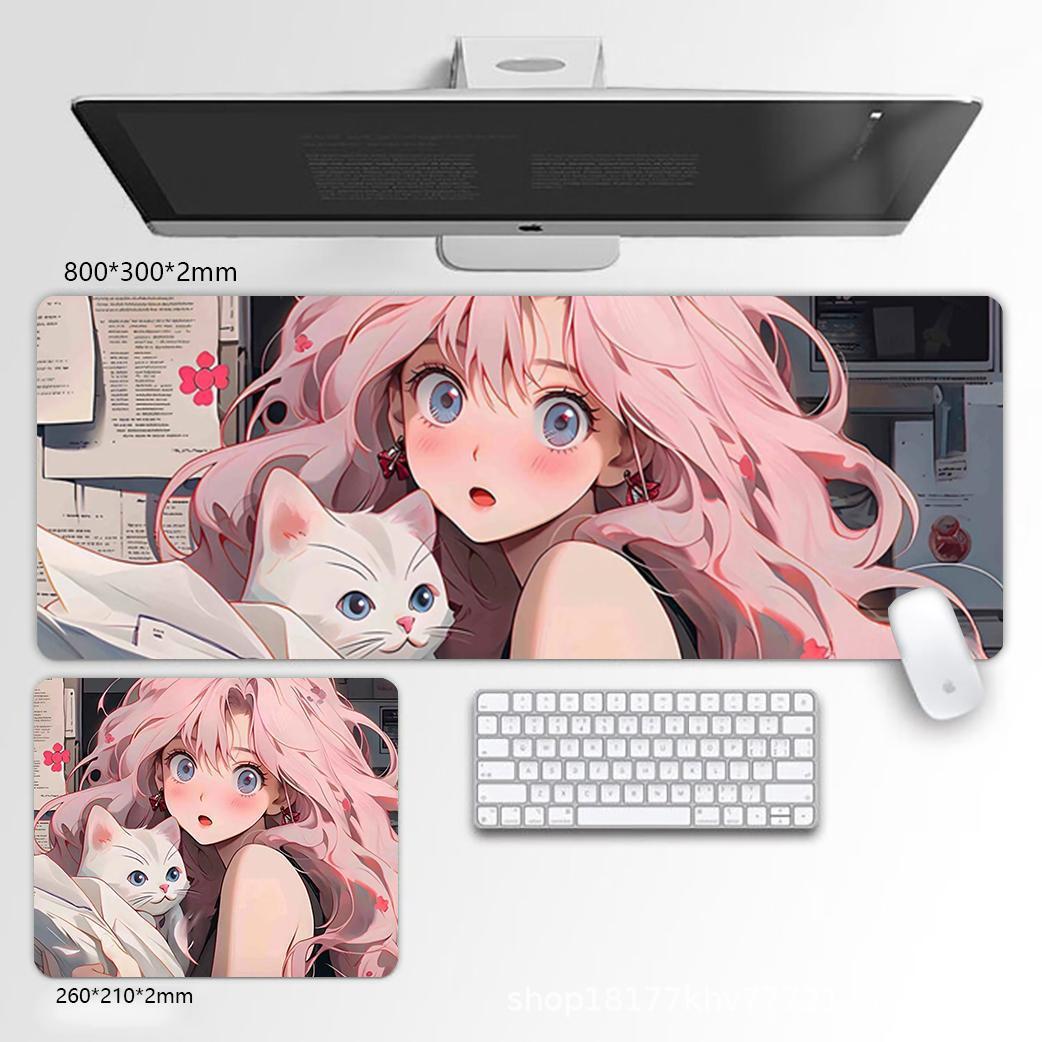 분홍색 머리 소녀