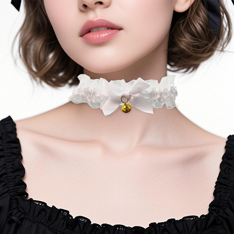 Cosplay de dibujos animados camarera adorable pulsera de encaje collar de ojos pegada de cabello cola zorro adornos de cabello show dress