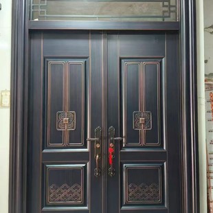 Wholesale Hubei Enshi Grade a Zinc Alloy Entry Door Shiyan Magnesium Alloy Door Xiangyang Rural Door