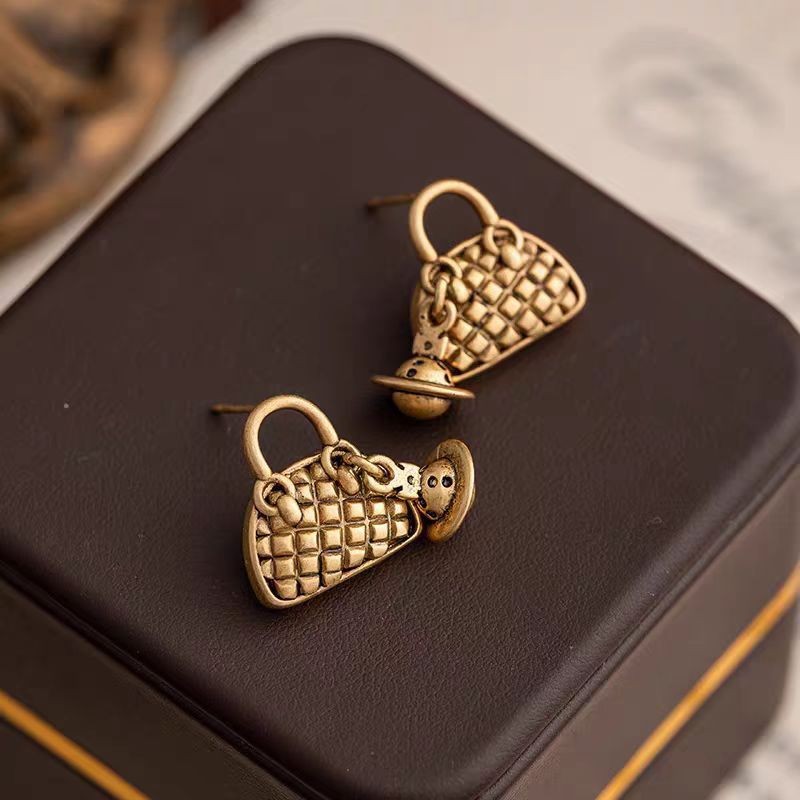 F9083A 골드 토성 가방 귀걸이