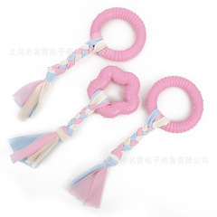 Pet supplies wholesale cat dog toys ball teddy chewable grinding dog training macaron electronic