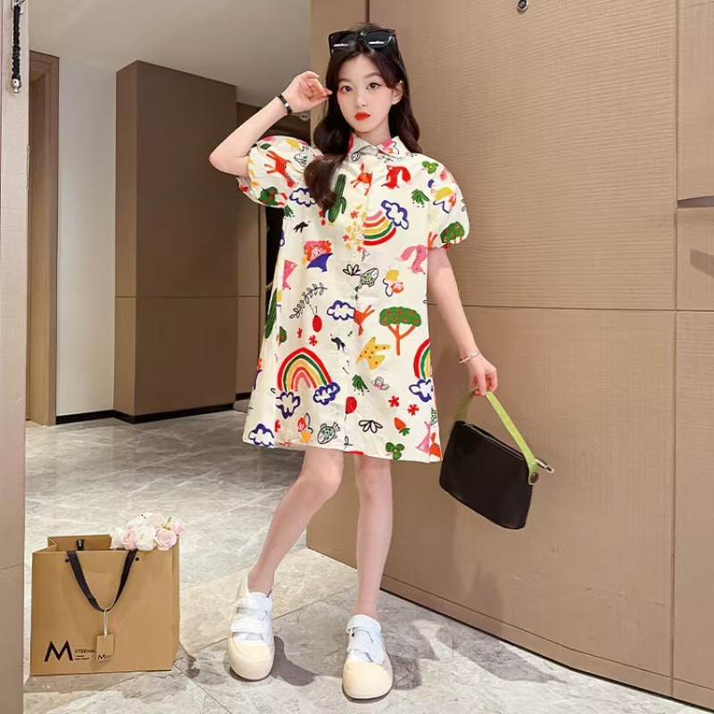 7199-Rainbow Shirt Skirt