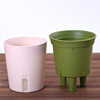 Automatic table flowerpot, round plastic small pot, water absorbent