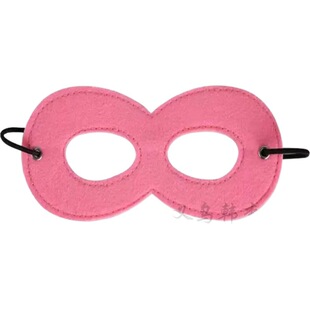 Felt Eye Mask Solid Color 8 Word Wholesale Halloween Children's Day Cartoon Animation Graffiti Painting Hero Faces