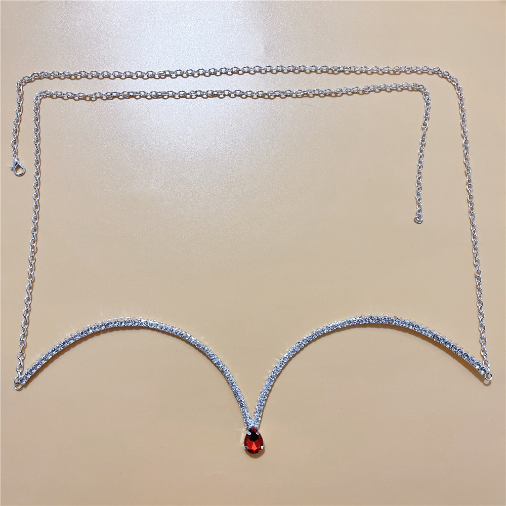 sexy water drop nipple chain Europe and the United States sexy accessories body chainpicture5