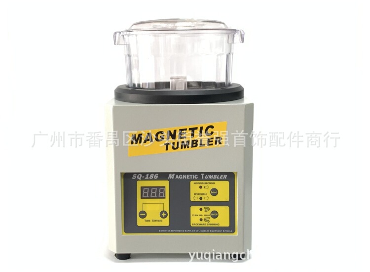 Magnetic polishing machine SQ-186 forward and reverse grinding machine flash Burr gold and silver magnetic polishing machine can be set 110V