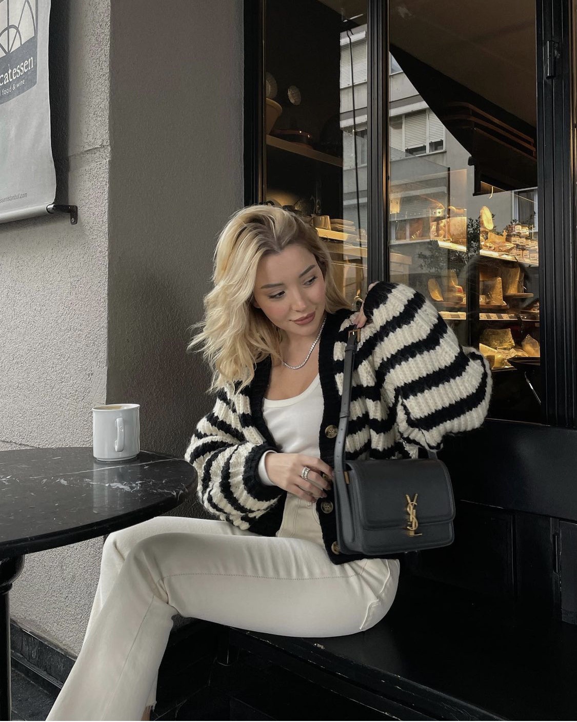 Regular Sleeve Sleeve Type Polyacrylonitrile Fiber Fabric Type Wholesale Women's Casual Stripe Long Sleeve Sweaters & Cardigans