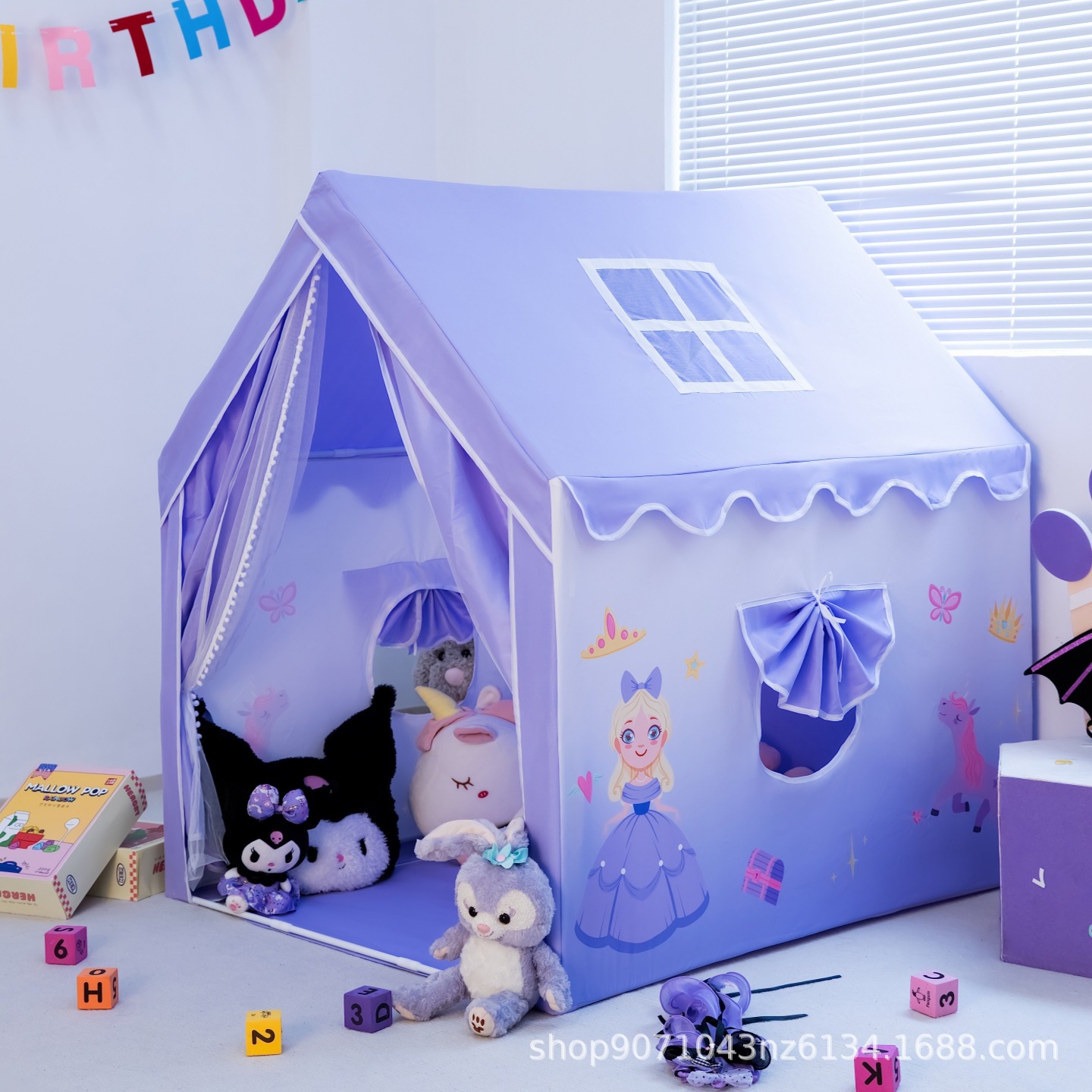 Children's Small Tent Indoor Home Girl Princess Game House Bed Toy House Castle Baby Girl Birthday Gift