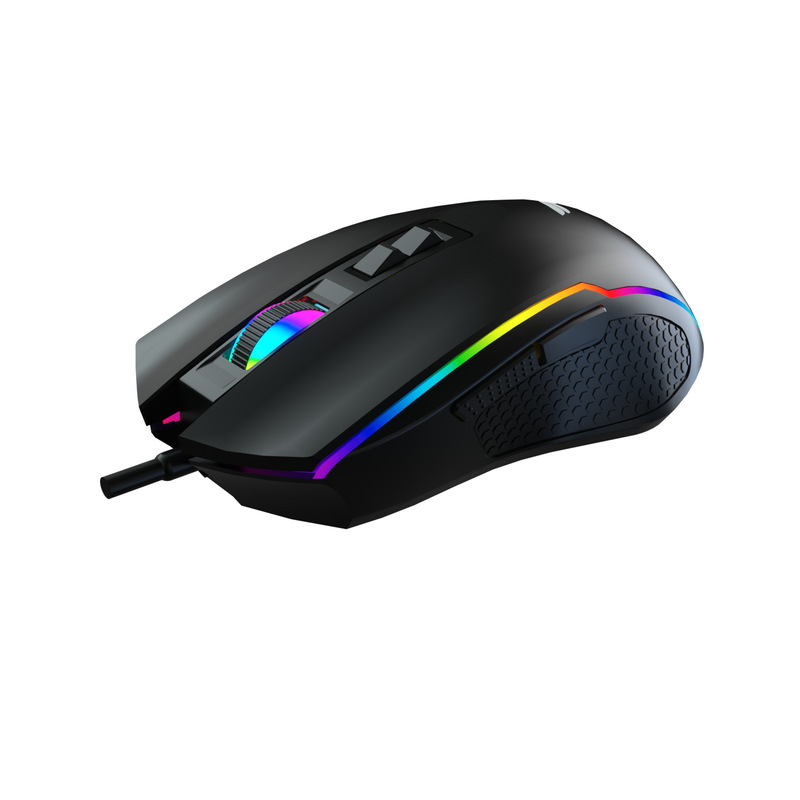 Gioco di eSport cablato, mouse retroilluminato M45 che mangia pollo, mouse per computer CF gaming lol_voghion.com
