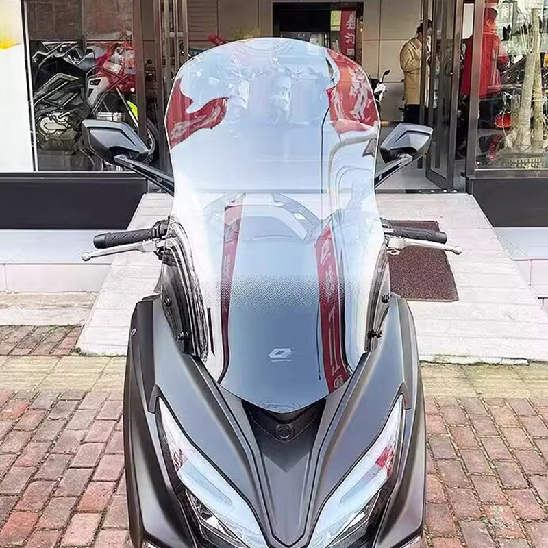 Motorcycle Hong 250 Windshield Qianjiang Commemorative Edition Hong 250 Modified Motorcycle Pedal Thickened and Heightened Windshield