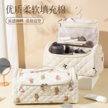 亚马逊新款吹风机收纳包大容量便携旅行收纳包高级感洗漱小众手提