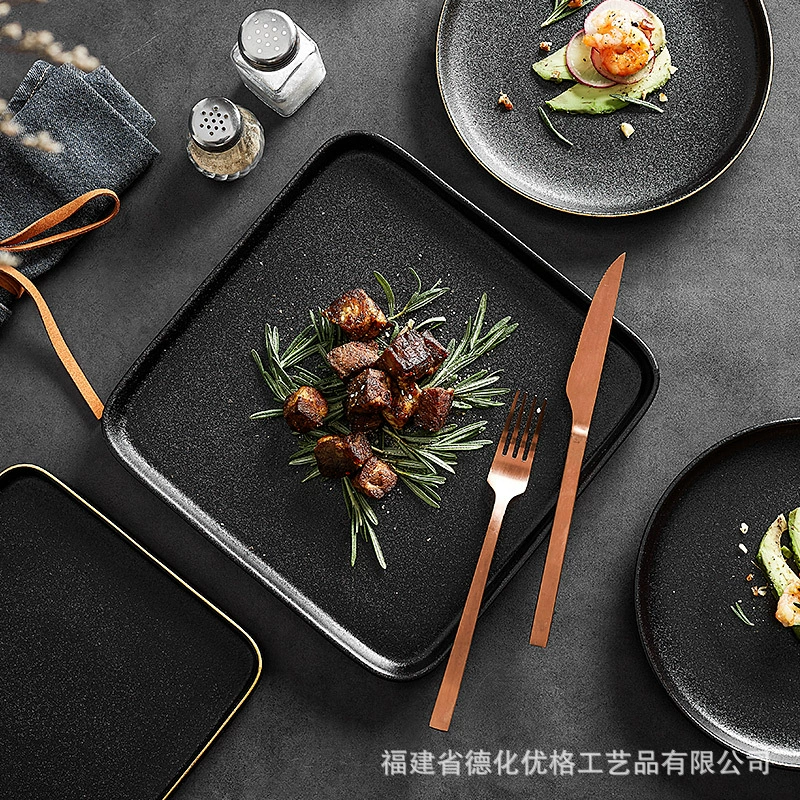 Matte Japanese creative set, tableware for hotel