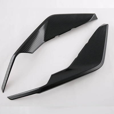 Suitable for Cityray Geely 23 Boyue Cool Front Air Knife Modification, Front Side Trim Strips, Front Fog Light Eyebrow Decoration (Lamp eyebrow) - hydrocarbon-front-air-knife2m