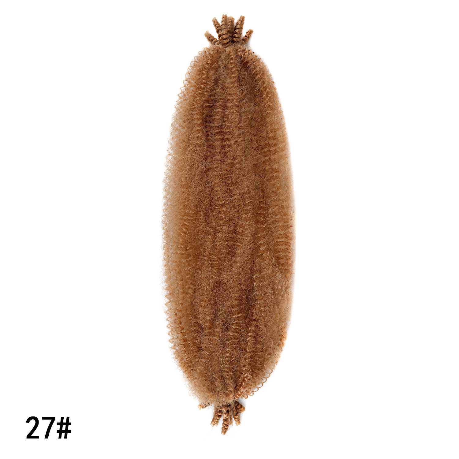 Extensiones de Cabello Rizado Afro Crochet de 24 Pulgadas Fibra Sintética de Alta Temperatura image 14