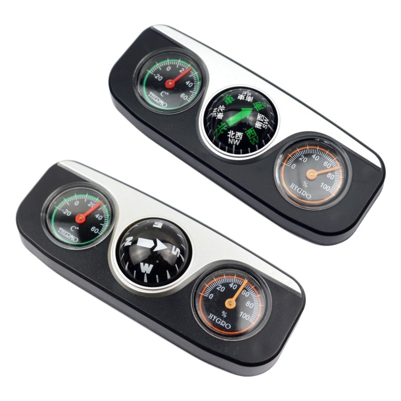 Nuevo LC-3 tres-en-uno de múltiples funciones del coche de la aguja de la bola con accesorios del coche del termómetro en la acción al por mayor