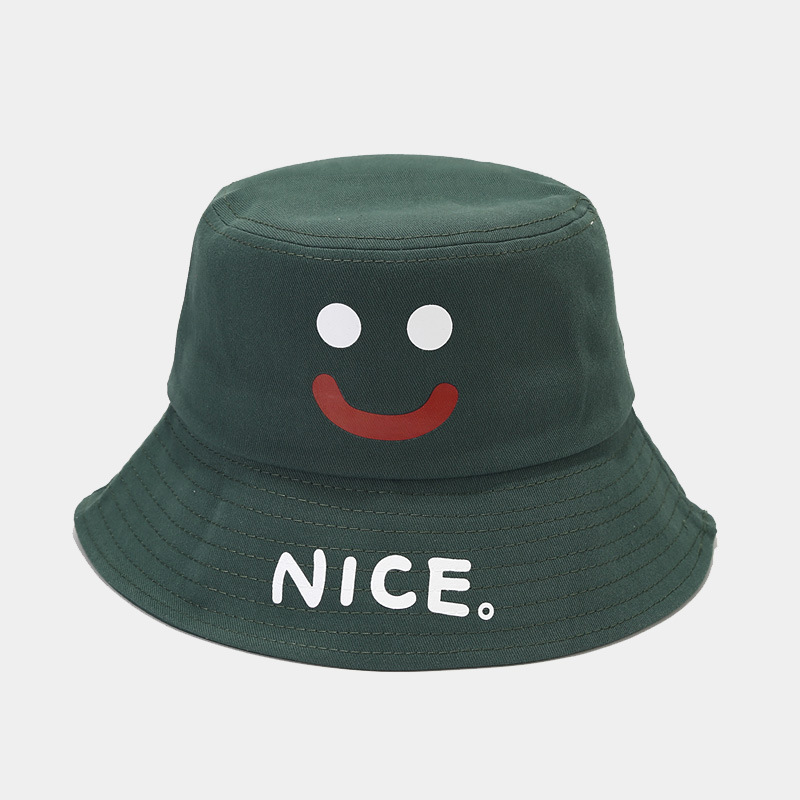 Estilo japonés artístico fresco sonriente carta sombrero de pescador mujer estilo coreano lindo estudiante pareja protección solar sol sombra cuenca sombrero