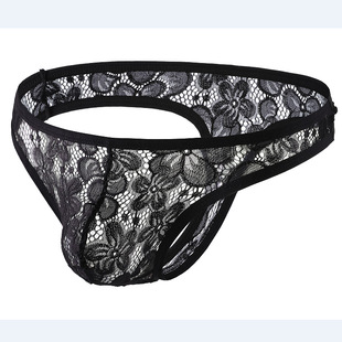 New Fashionable Summer Men's Mesh A T-shaped Underwear Sexy and Comfortable Couples Collocation Mesh Ding-zi Shorts