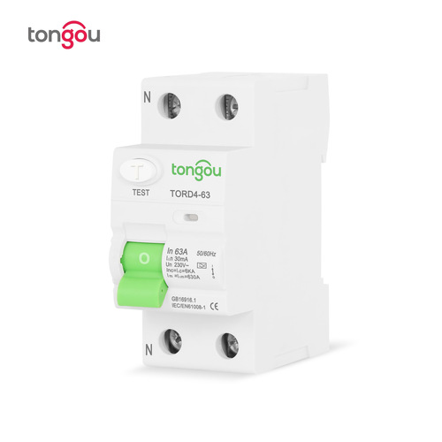 A-type residual current circuit breaker 2P63A RCCB with leakage protection switch