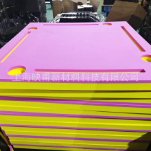 EVA泡棉麻将浮力桌 水上娱乐PEF彩色双色泡棉麻将桌
