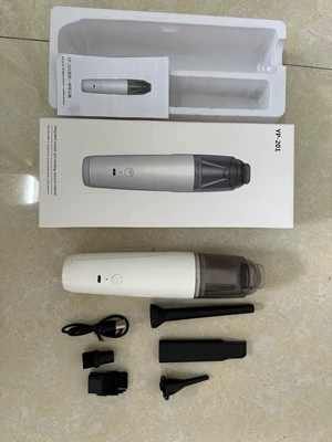 Car Vacuum Cleaner Wireless Charging Tozsoranlar - white-three-in-one-stainless-steel-filter