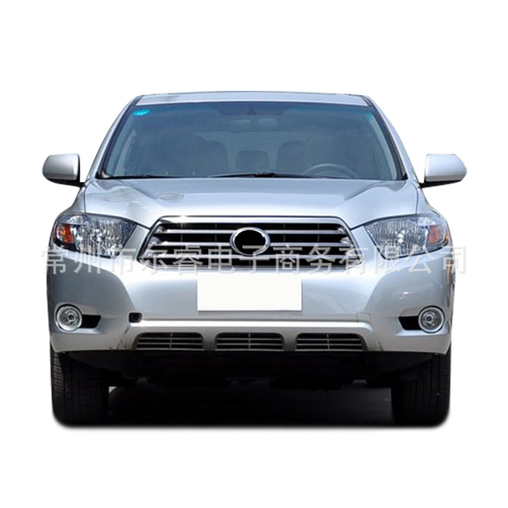 Suitable for Toyota Highlander Front Bumper and Rear Bumper, 09-11 Model Highlander Front and Rear Bumper Surround with Paint