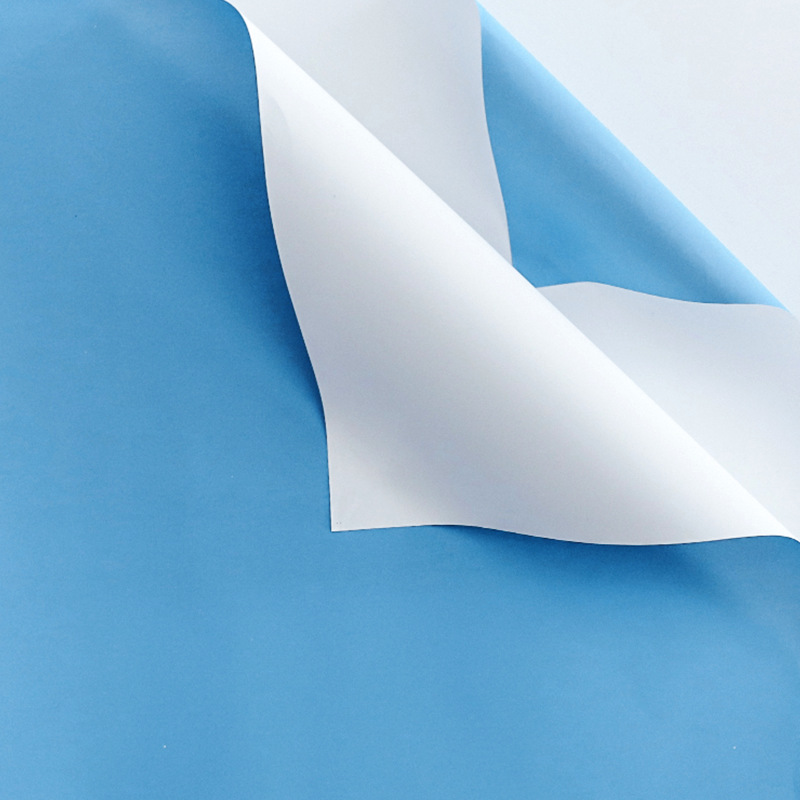 Venta al por mayor material de embalaje de ramo coreano floristería envoltura floral de doble cara papel de envoltura de flores de papel Ouya engrosado de dos colores