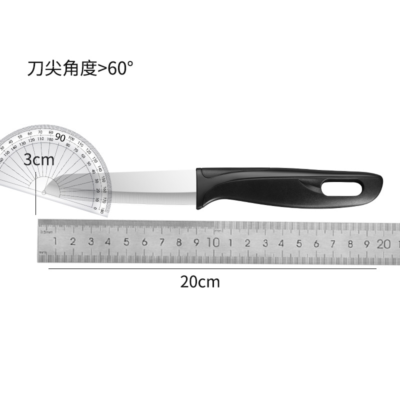 Cuchillo de frutas cuchillo de peeling cuchillo de cabello con manga cuchillo de frutas cuchillo de acero inoxidable cuchillo combinado de regalo al aire libre image 5