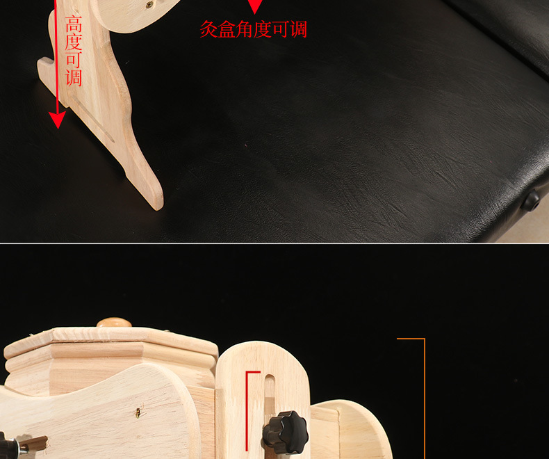 Wooden Moxibustion Box for Women Breast Area Warming Tool with Smoke Filter Cover Portable Ai Jiu specifications
