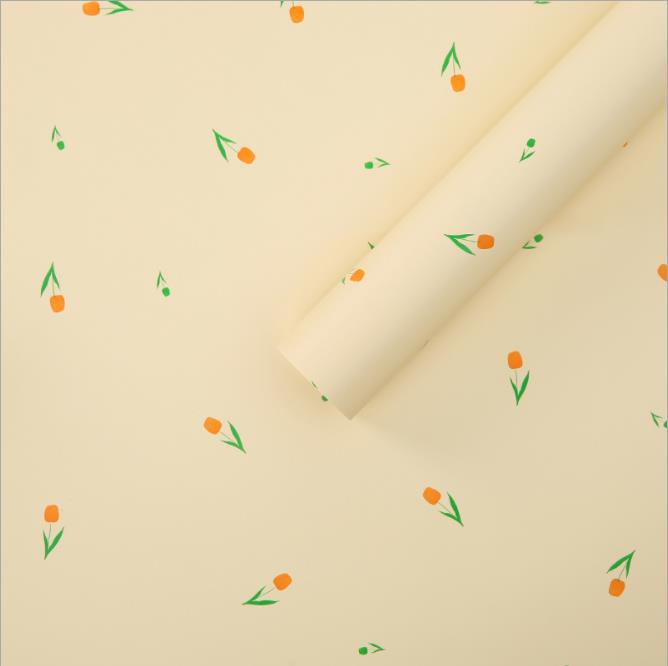 Flores de nuevo producto de papel de embalaje floral de dos colores florista paquete de flores de papel de embalaje de regalos materiales de embalaje