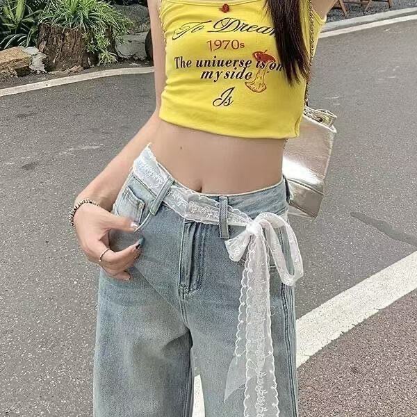 Pure Desire Butterfly Waist Chain Necklace Dual-Use Bohemian Belly Chain High-End Jeans Accessory Photo Prop