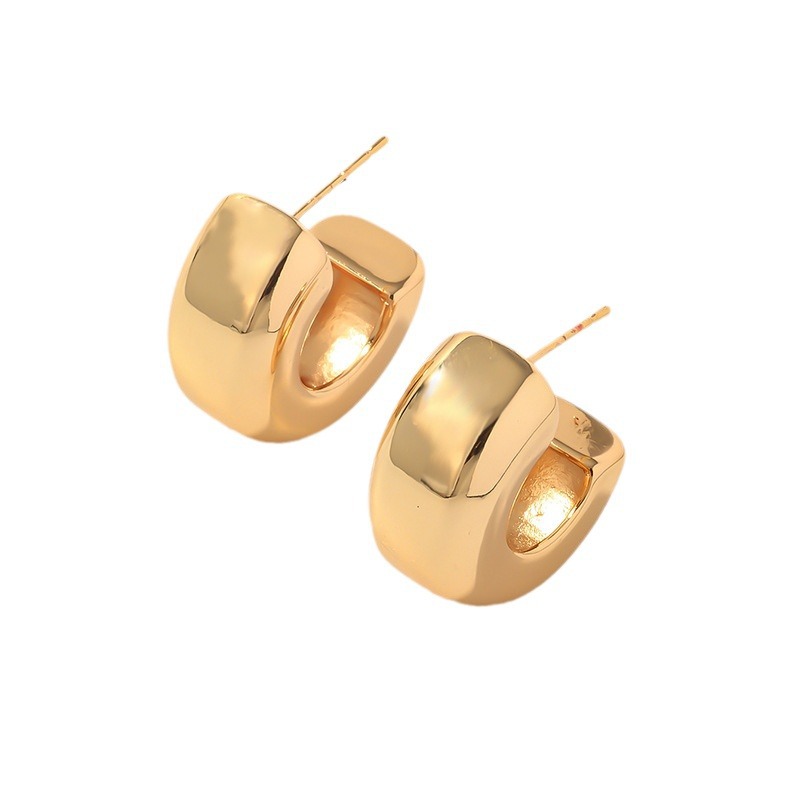 Men's Hip-hop Earrings Double Sided Trendy High End Jewellery_voghion.com