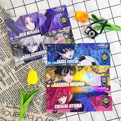 Blue Lock anime merchandise Yohseiichi Bee Happy Return ACG Laser Tickets Badges Gifts