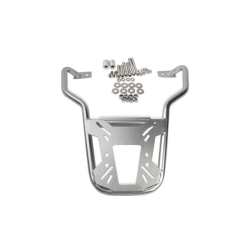 Adecuado para haojue Suzuki motocicleta modificación DL650XT cola portaequipajes derecha ocultar caja de escape lateral soporte